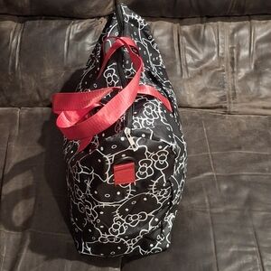 Hello Kitty | Bags | Hello Kittyblack Duffle Traveling Bag | Poshmark